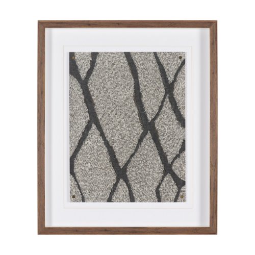 16409 - Fabric Fusion - Salib by Maja Gunnarsdottir Textured Framed Artwork Matted under Glass