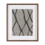 16409 - Fabric Fusion - Salib by Maja Gunnarsdottir Textured Framed Artwork Matted under Glass