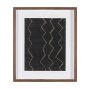 16412 - Fabric Fusion - Zig Zag by Maja Gunnarsdottir Textured Framed Artwork Matted under Glass