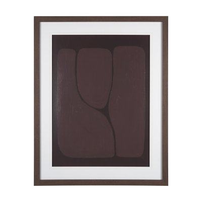 16423 - Embrace by Mercana Studio Hand-Embellished Textured Framed Artwork Matted under Glass