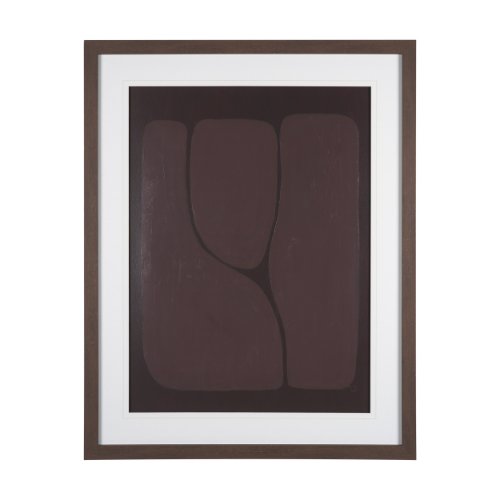 16423 - Embrace by Mercana Studio Hand-Embellished Textured Framed Artwork Matted under Glass