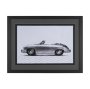 16429 - 1954 356 Speedster by Mercana Studio Textured Framed Artwork Matted under Glass
