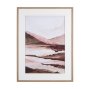 16431 - Terracotta Mountain Vista by Nikita Jariwala Textured Framed Artwork Matted under Glass