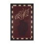 16432 - Minimalist Vase Plant by The Art Concept  Hand-Embellished Textured Framed Artwork Matted