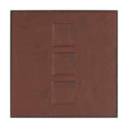 16434 - Cube Study II by Mercana Studio Handmade Original Framed 3D Textured Artwork Matted