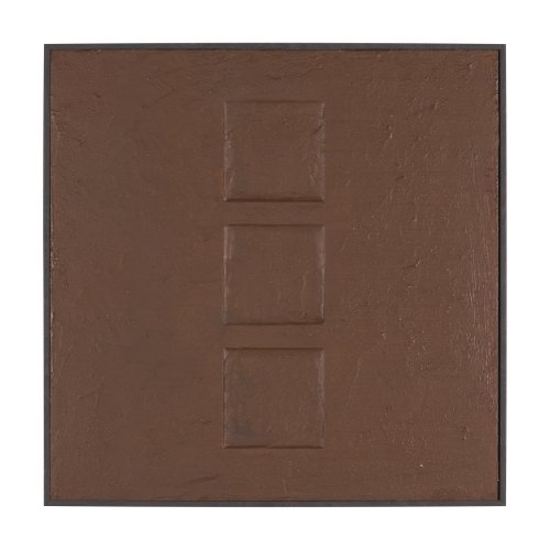 16437 - Cube Study III by Mercana Studio Handmade Original Framed 3D Textured Artwork Matted