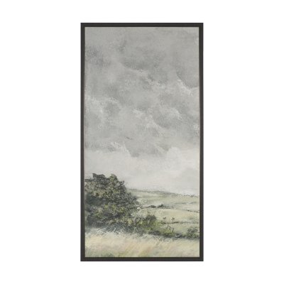 102869-FL - Fierce Skies I by Mercana Studio Hand-Embellished Textured Framed Canvas Artwork