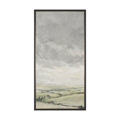 102870-FL - Fierce Skies II by Mercana Studio Hand-Embellished Textured Framed Canvas Artwork