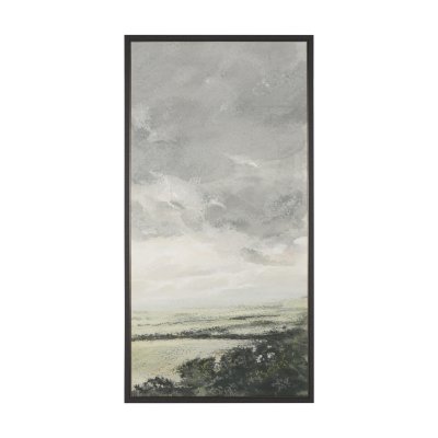 102871-FL - Fierce Skies III by Mercana Studio Hand-Embellished Textured Framed Canvas Artwork