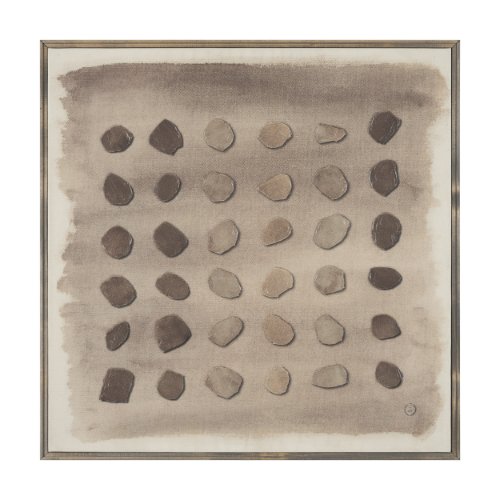 102873-FL - Fragments of Order by Mercana Studio Hand-Embellished Textured Framed Canvas Artwork