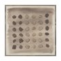 102873-FL - Fragments of Order by Mercana Studio Hand-Embellished Textured Framed Canvas Artwork