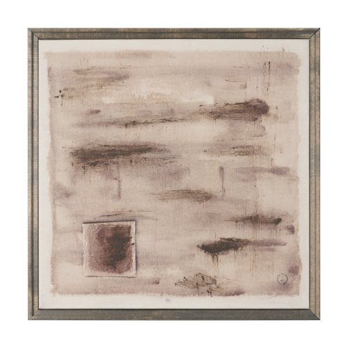 102874-FS - Uno by Mercana Studio Hand-Embellished Textured Framed Canvas Artwork