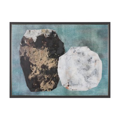 102884-FL - Sahara Style - Containers by Maja Gunnarsdottir Hand-Embellished Textured Framed Canvas Artwork