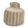 71559 - Jiya 8" Natural Ardi Paper Mache Double Handle Pot