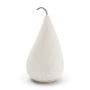 71562 - Pera Large White Marble Pear Decorative Object
