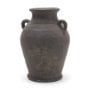 71564 - Creta Black Terracotta Double Handle Vase