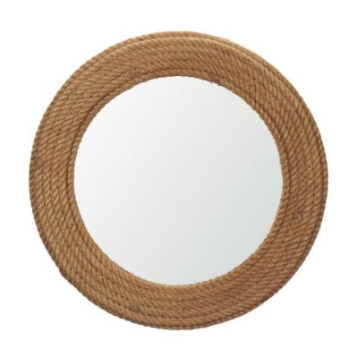 71569 - Kova 42" Rope Framed Round Wall Mirror