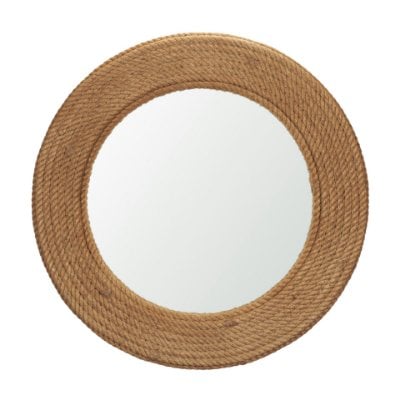 71570 - Kova 50" Rope Framed Round Wall Mirror