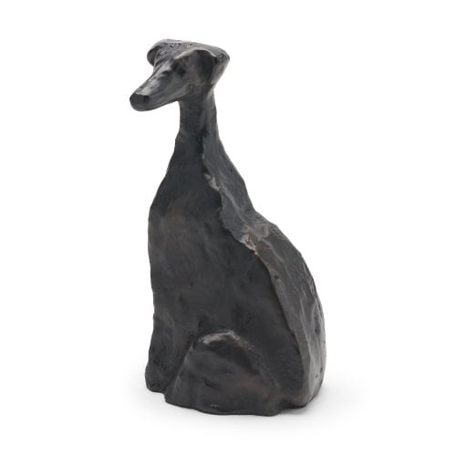 71645 - Anubis Aged Bronze Metal Decorative Dog Object