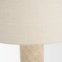71524 - Aura Beige Marble w/ Brass Table Lamp
