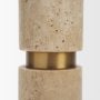 71524 - Aura Beige Marble w/ Brass Table Lamp