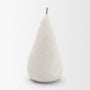 71561 - Pera Small White Marble Pear Decorative Object