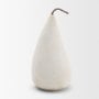 71561 - Pera Small White Marble Pear Decorative Object