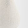 71562 - Pera Large White Marble Pear Decorative Object