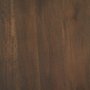 69877 - Terra 48L x 48W x 15H Dark Brown Wood Round Fluted Coffee Table