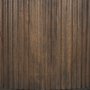 69877 - Terra 48L x 48W x 15H Dark Brown Wood Round Fluted Coffee Table