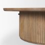 69878 - Terra 48L x 48W x 15H Light Brown Wood Round Coffee Table