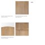 69878 - Terra 48L x 48W x 15H Light Brown Wood Round Coffee Table