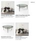 69253-AB - Felicity 36.0L x 36.0W x 16.0H Marble Top W/Iron Frame Coffee Table