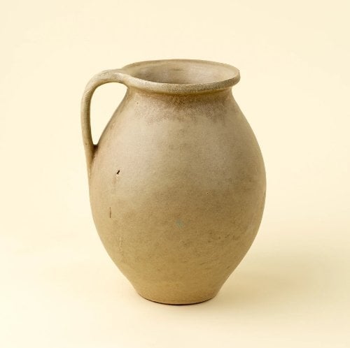 IN2064 - Rhodes Pitcher Vase L, Reactive Brown