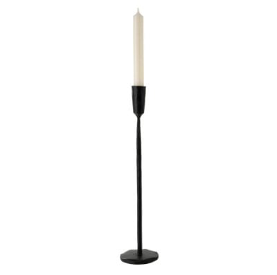 IN3780 - Luna Forged Candlestick L, Black 