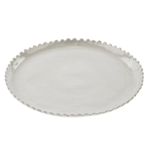 IN7541 - Scalloped Round Serving Dish