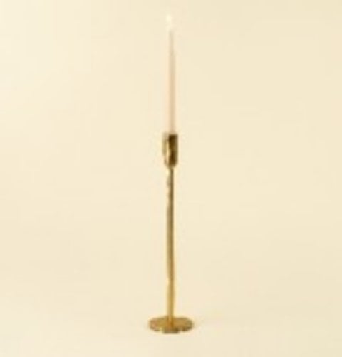 IN3774 - Luna Forged Candlestick L, Gold 