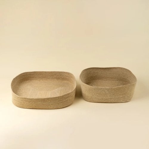 IN9940 - Natura Seagrass Basket Trays S/2