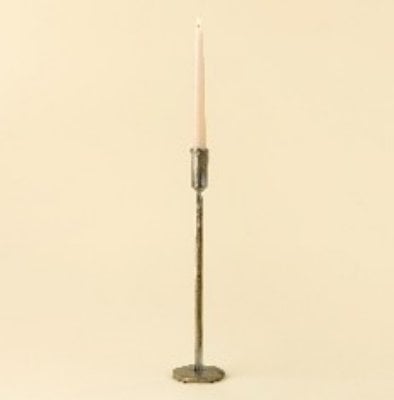 IN3777 - Luna Forged Candlestick L, Silver