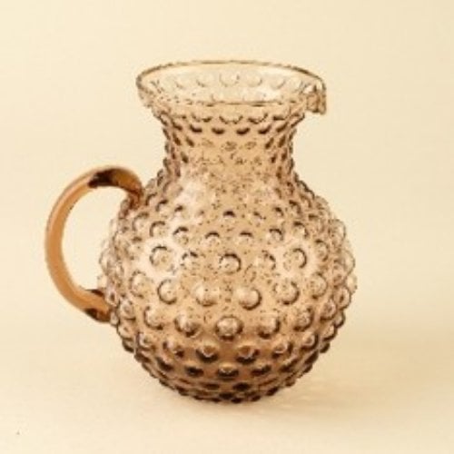 IN6068 - Hobnail Glass Pitcher, Copper