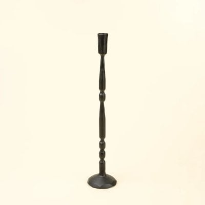 IN9286 - Nova Forged Tall Candlestick M, Black 