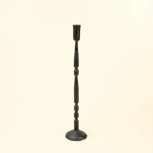 IN9286 - Nova Forged Tall Candlestick M, Black 