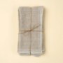 IN6413 - Stonewashed Linen Napkins S/4, Light Grey 