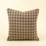 IN8197-C - 20x20 Check Weave Pillow, Brown 