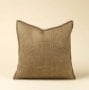 IN9637-C - 20x20 Patch Weave Linen Pillow, Olive