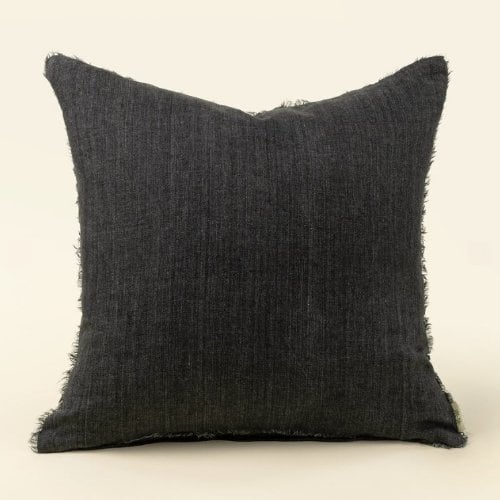IN2664 - 24x24 Lina Linen Pillow Charcoal