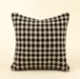 IN8198 - 20x20 Check Weave Pillow, Black