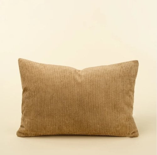 IN8901 - 16x24 Wide Wale Corduroy Pillow, Gold 