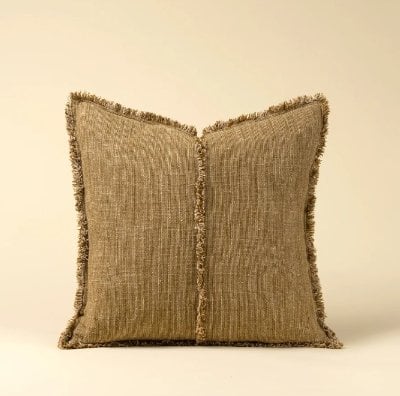 IN9639-C - 20x20 Annecy Linen Pillow, Olive