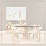 71341-AB - Siena 42" Round Pedestal Dining Table | Travertine | Seats 4